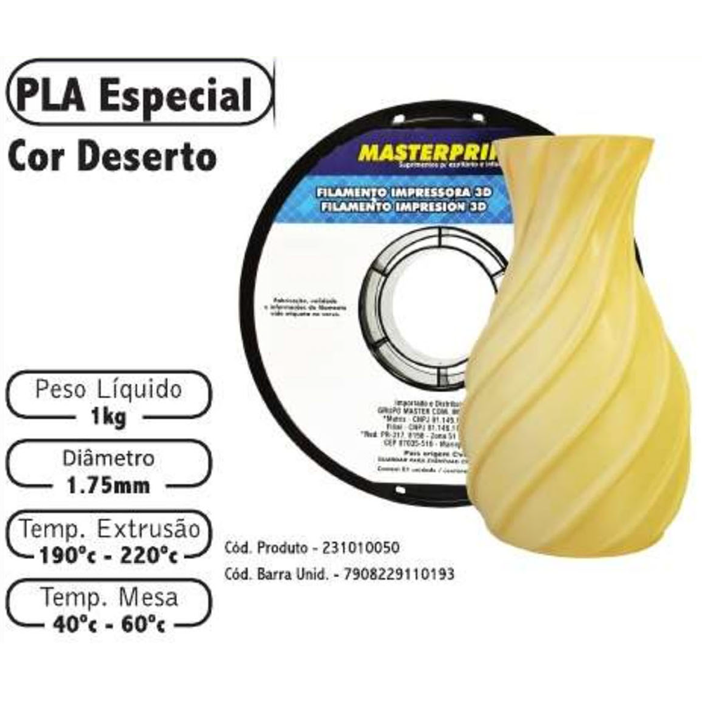 FILAMENTO 3D 1kg – PLA DESERTO