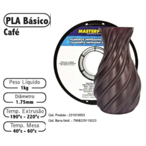 FILAMENTO 3D 1kg - PLA CAFE
