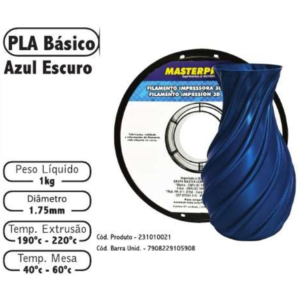 FILAMENTO 3D 1kg - PLA AZUL ESCURO