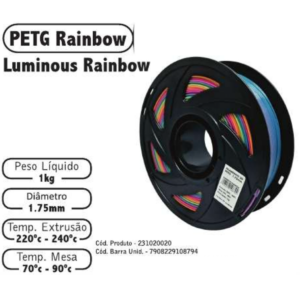 FILAMENTO 3D 1kg - PETG LUMINOUS RAINBOW