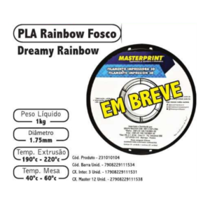 FILAMENTO 3D 1kg - PLA FOSCO DREAMY RAINBOW