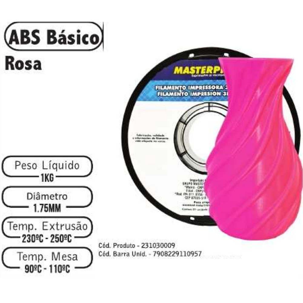 FILAMENTO 3D 1kg – PETG ROSA