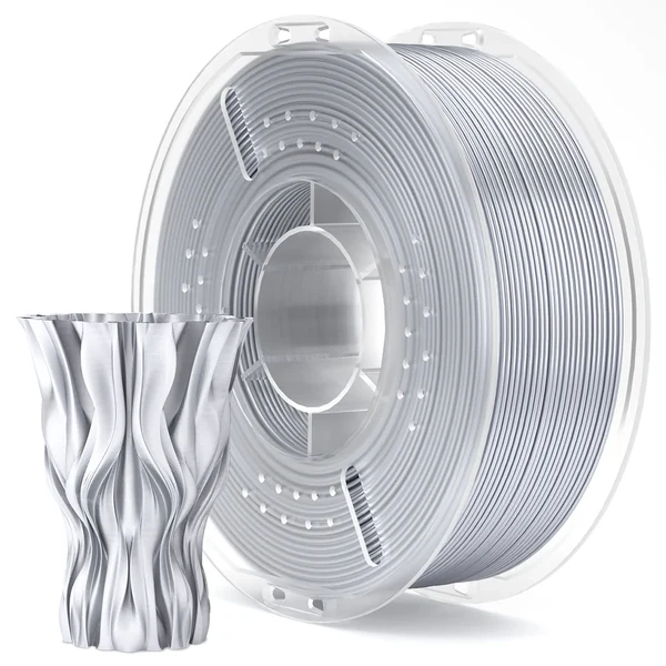FILAMENTO 3D 1kg – PLA ELEGOO SILK PRATA